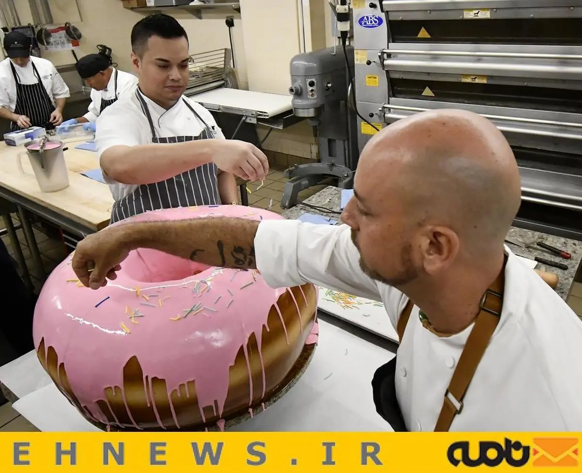 دونات غول پیکر / عکس