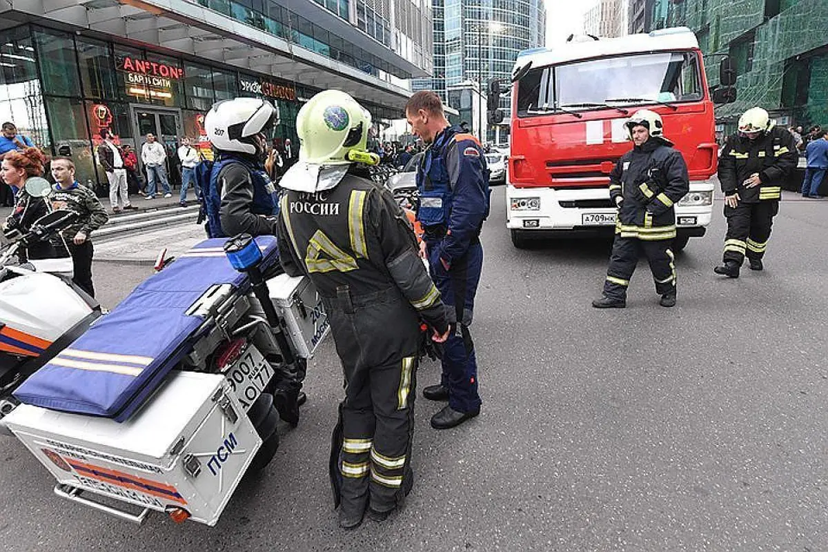 آماده باش نیرو‌های پلیس پس از تهدیدهای تروریستی در مسکو/ عکس