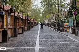 تصاویری باور نکردنی از خیابان‌های خلوت تهران