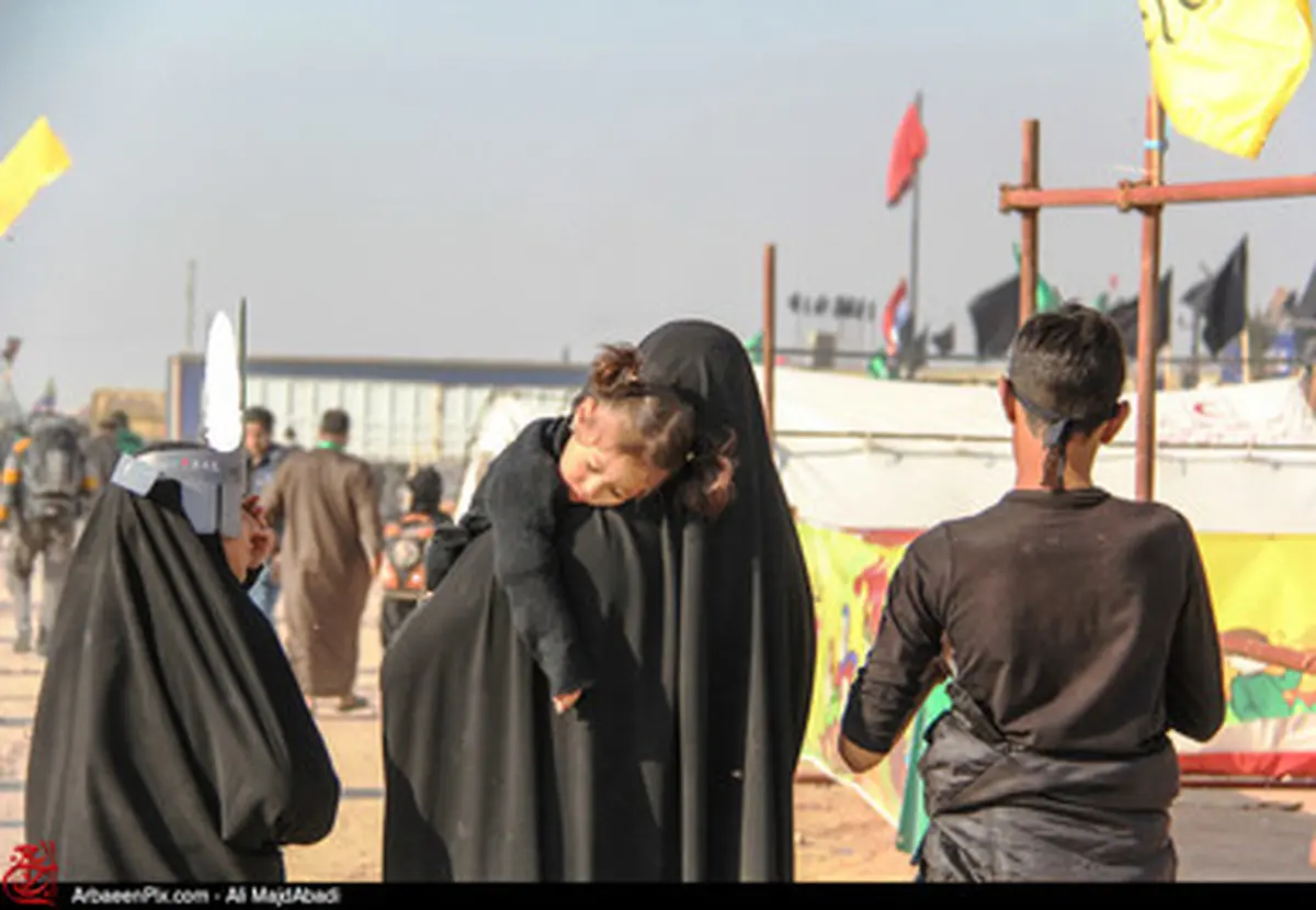 زیارت اربعین با پای پیاده به روایت تصویر