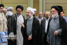 ضیافت افطار ریاست جمهوری با روحانیون/ تصاویر