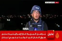 حمله شبانه صهیونیست ها در هنگام گزارش الجزیره