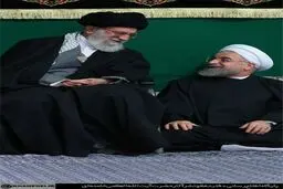 احوالپرسی رهبر انقلاب با روحانی و احمدی‌نژاد/ تصاویر