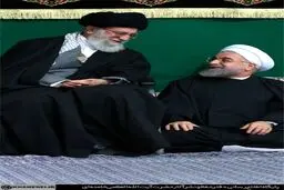 احوالپرسی رهبر انقلاب با روحانی و احمدی‌نژاد/ تصاویر