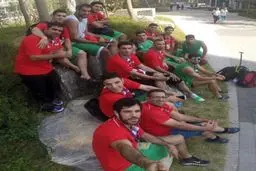 سلفي بسکتباليست‌ها در اينچئون + عکس