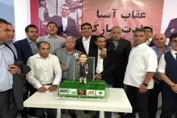 کیک تولد ٥٠ سالگی عابدزاده/ عکس