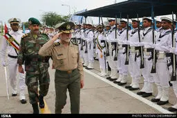 استقبال از ناوگروه سی و هشتم توسط فرمانده ارتش/تصاویر