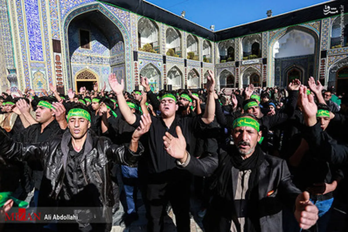 مراسم عزاداری امام هشتم در بارگاه مقدس رضوی/تصاویر