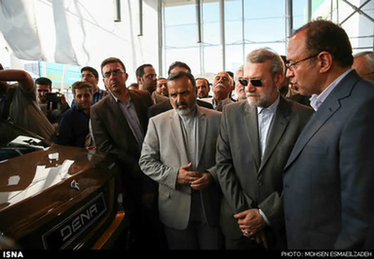 افتتاح نمایشگاه خودرو با حضور دکتر لاریجانی/تصاویر