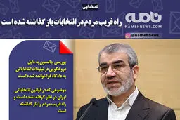 فتوتیتر/ کدخدایی: راه فریب مردم در انتخابات باز گذاشته شده است