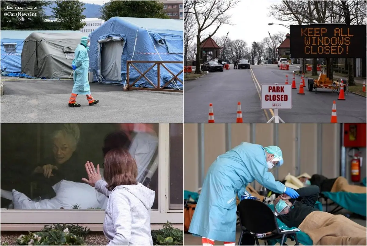 کرونا در جهان؛ افزایش تلفات در آمریکا؛ منع آمد و شد محدود در اسپانیا