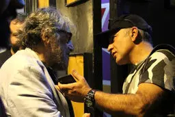 حمیدرضا آذرنگ و مسعود کیمیایی