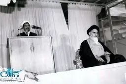 عکسی تاریخی از آیت‌الله هاشمی در کنار امام خمینی!