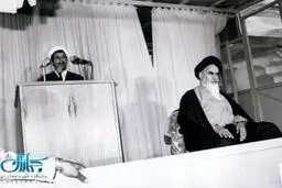 عکسی تاریخی از آیت‌الله هاشمی در کنار امام خمینی!