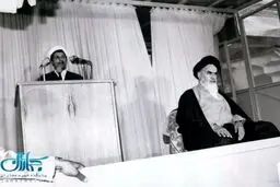 عکسی تاریخی از آیت‌الله هاشمی در کنار امام خمینی!