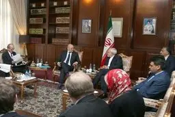 دیدار وزیر اقتصاد فرانسه با ظریف