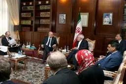 دیدار وزیر اقتصاد فرانسه با ظریف