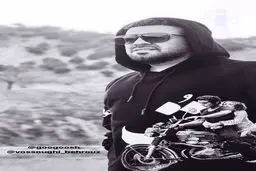 پرتره سیاه و سفید بازیگر محبوب سینما