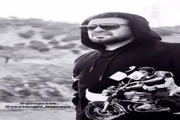 پرتره سیاه و سفید بازیگر محبوب سینما