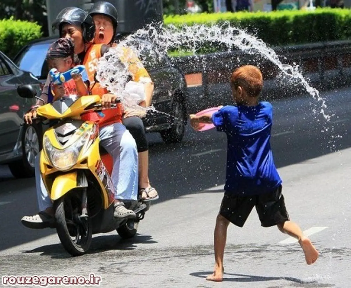 عکس: بازیگوشی تابستانی