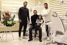 ماهینی و خلیل زاده در کلینیک تازه افتتاح شده سیدجلال حسینی/عکس