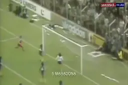 10 گل برتر پله و مارادونا