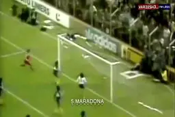 10 گل برتر پله و مارادونا