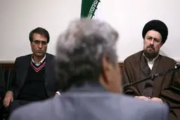 دیدار پرسپولیسی‌ها با سید حسن خمینی/ تصاویر