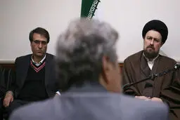 دیدار پرسپولیسی‌ها با سید حسن خمینی/ تصاویر