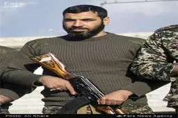 لحظات رزم یک شهید مدافع حرم+تصاویر