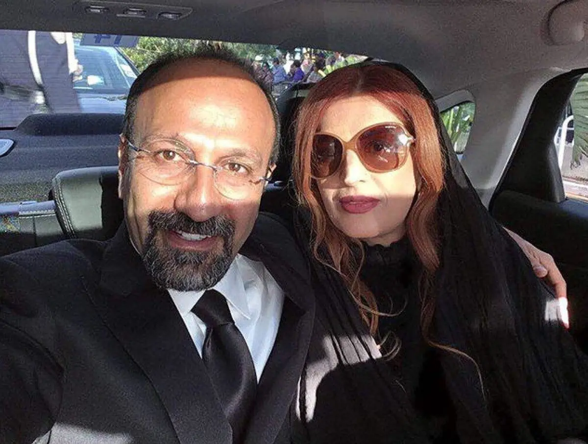 سلفى اصغر فرهادى و همسرش در جشنواره كن/عکس