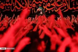 تصاویری از مراسم شب اول محرم 98 در هئیت ریحانه الحسین