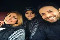 سلفى بابك جهانبخش به همراه پسرش آرتا و همسر جدیدش/عکس