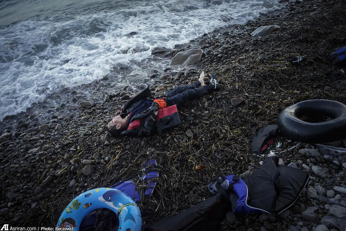 جسدکودک پناهجو در ساحل یونان/عکس