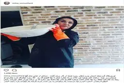 تیپ بنّایی مینا نوروزی‌فرد؛ بازیگر سینما و تلویزیون / عکس