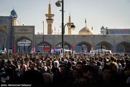 مراسم شام 28 صفر در حرم مطهر رضوی/تصاویر