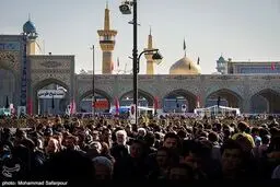 مراسم شام 28 صفر در حرم مطهر رضوی/تصاویر
