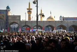 مراسم شام 28 صفر در حرم مطهر رضوی/تصاویر