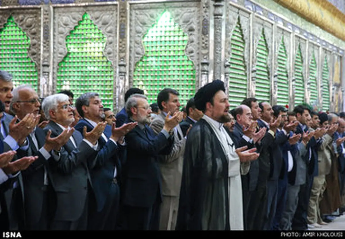 حواشی تصویری حضور نمایندگان در حرم امام(ره)