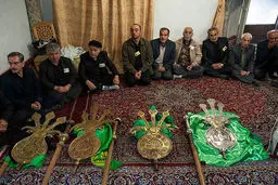 علم بندان در ماسوله/تصاویر