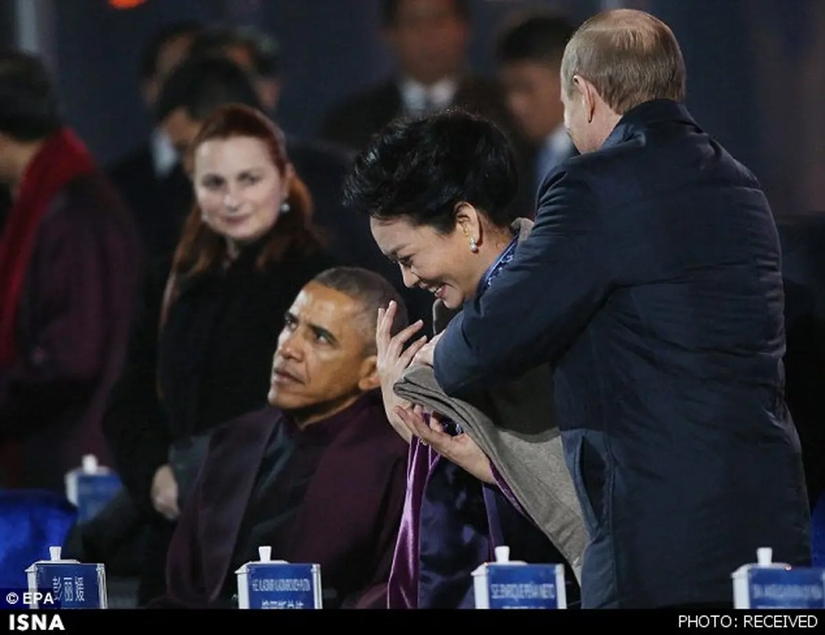 واکنش رسانه‌ای چین به "خودمانی شدن پوتین با همسر رئیس‌جمهور"