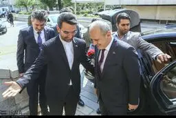 عکس: دیدار وزیر حمل و نقل و زیر ساخت ترکیه با وزیر ارتباطات