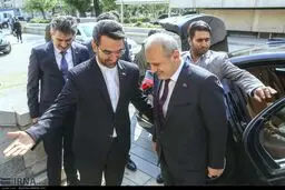 عکس: دیدار وزیر حمل و نقل و زیر ساخت ترکیه با وزیر ارتباطات