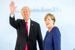 دیدار ترامپ و مرکل در آستانه نشست گروه 20 +عکس