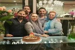 جشنی خانوادگی برای تولد پیمان معادی /عکس