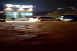 فیلم: سیل هم اکنون در شهر «ایذه» استان خوزستان