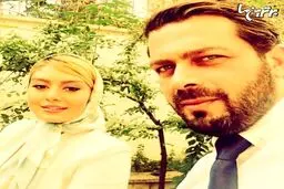 سلفی پزمان بازغی و سحرقریشی/ عکس