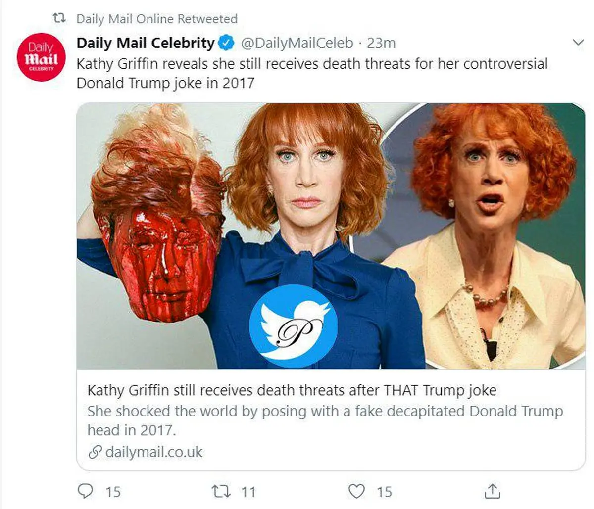 توئیتر / کمدین مشهور آمریکایی همچنان تهدید به مرگ می شود