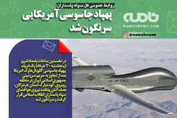 سرنگونی پهپاد آمریکایی توسط سپاه پاسداران انقلاب اسلامی
