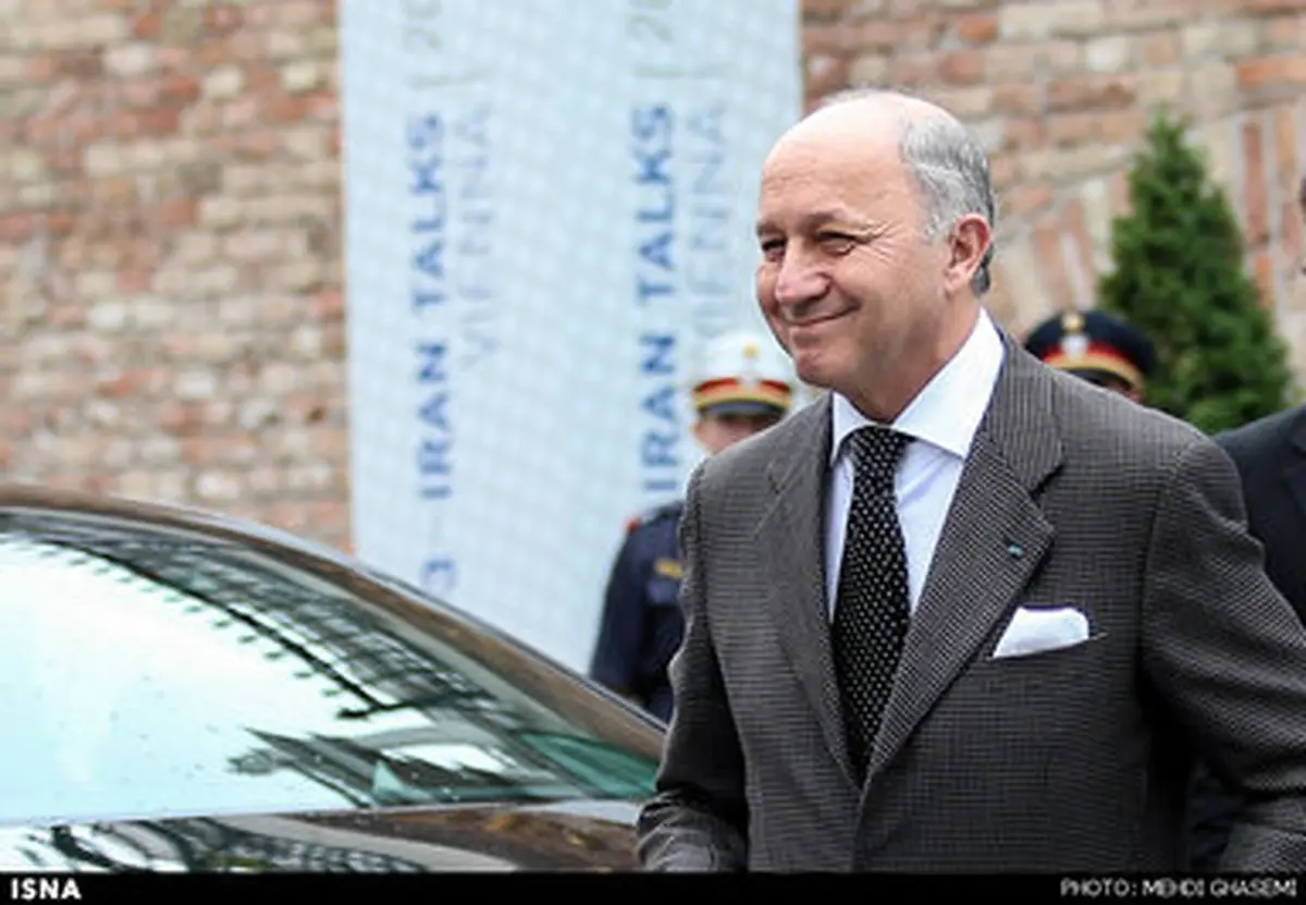 ورود وزیر امور خارجه فرانسه به هتل محل مذاکرات - وی/تصاویر